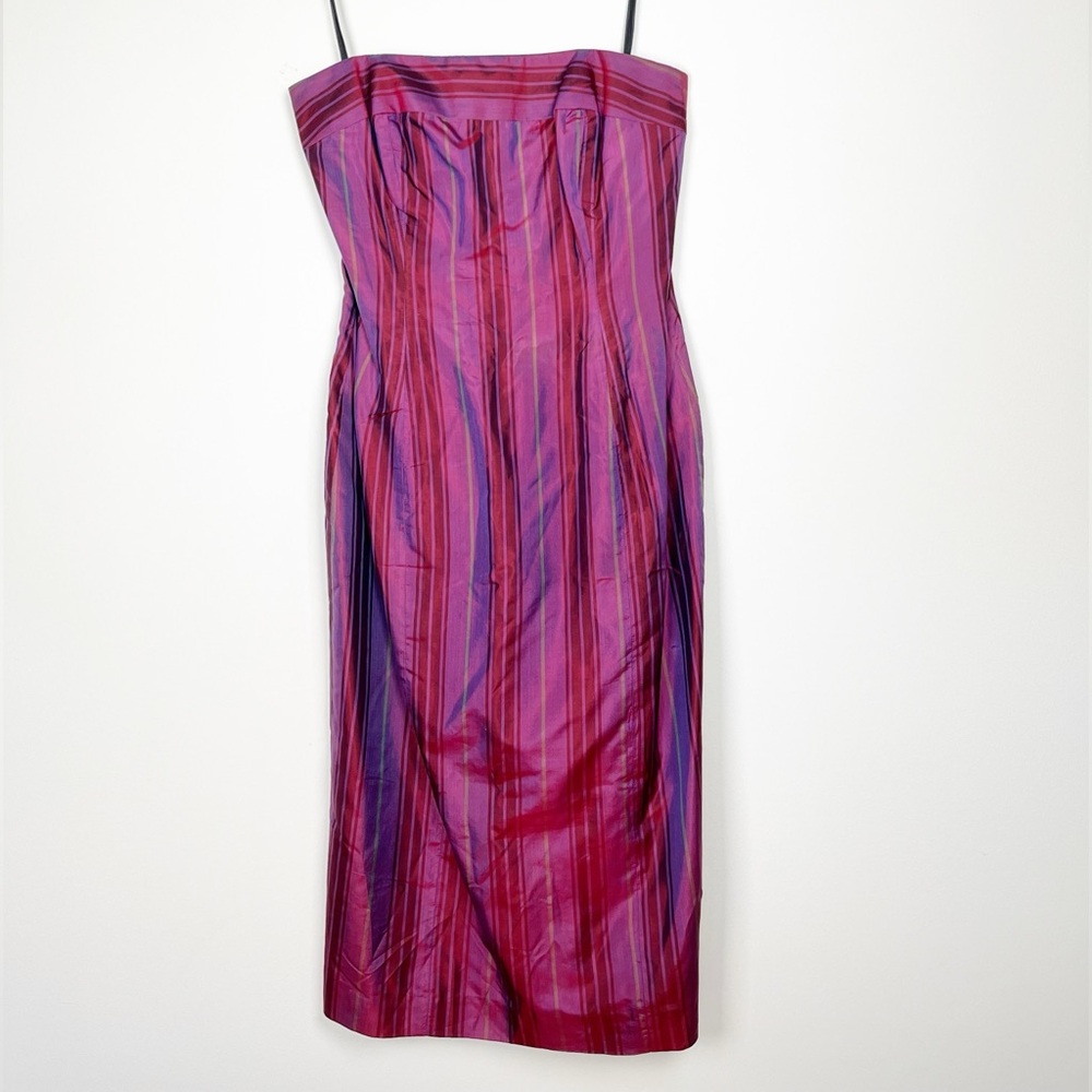 • Anthropologie • Shoshanna Strapless Silk Dress